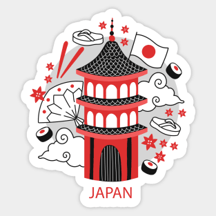 Japan Theme Sticker